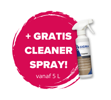 Sigma Pearl Clean Matt - Afwasbare muurverf + Gratis Cleaner Spray