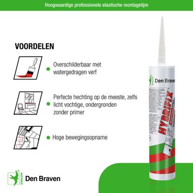 Den Braven Hybrifix - Grijs