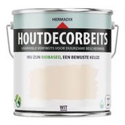 Hermadix Houtdecor Verfbeits Dekkend - Wit