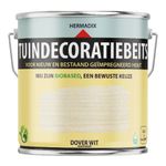 Hermadix Tuindecoratiebeits Transparant - Dover Wit