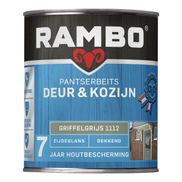 Rambo Pantserbeits Deur & Kozijn Zijdeglans Dekkend - Griffelgrijs 1112