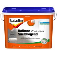 Alabastine Rolbare Voorstrijk Sneldrogend - Dekkend Wit