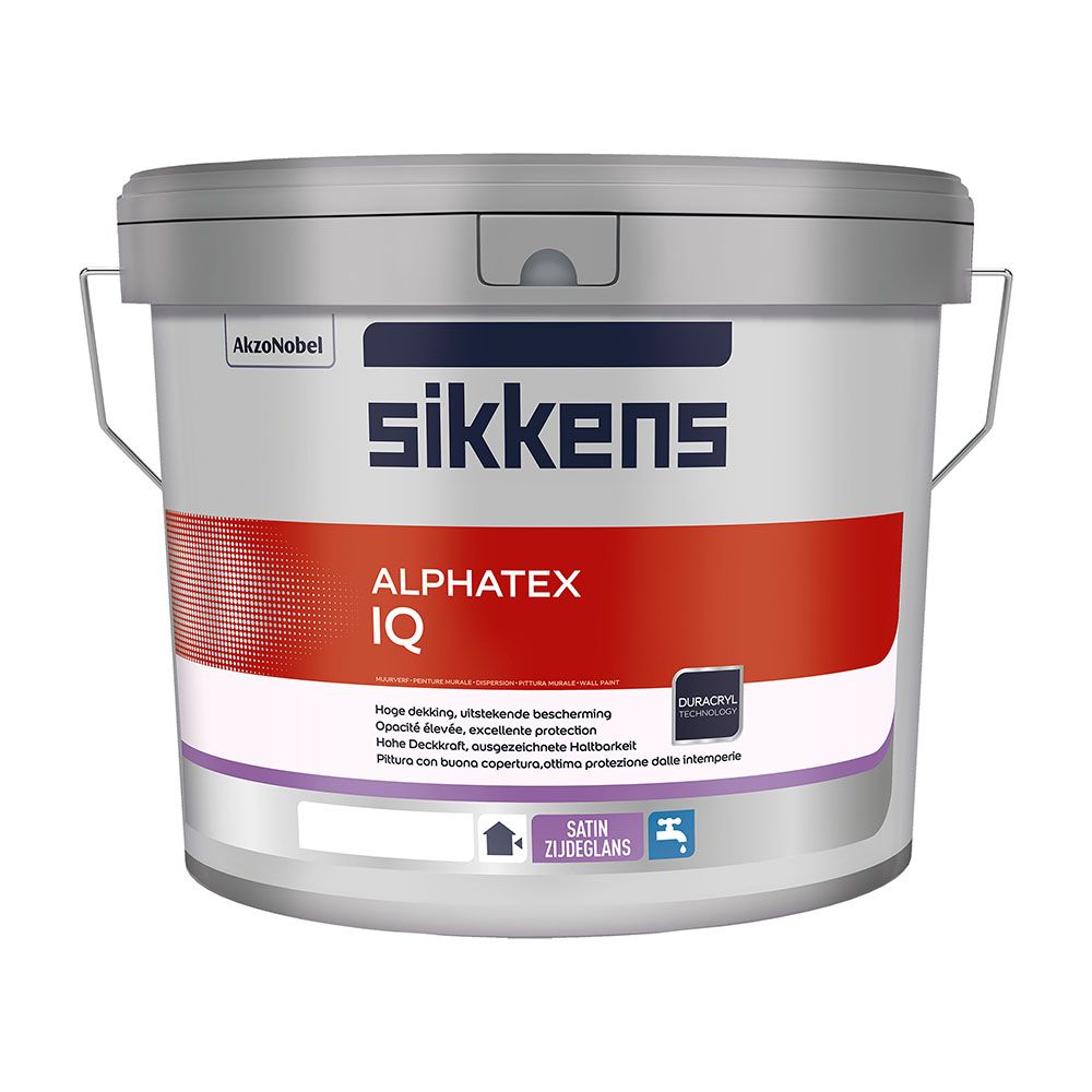 Sikkens Alphatex IQ Zijdeglans - Muurverf Kopen? v.a. €27,65