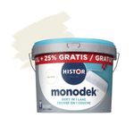 Histor Monodek Muurverf - RAL 9010 - 10 Liter +25% gratis