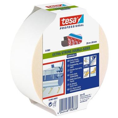 Tesa Dubbelzijdige Tapijttape Verwijderbaar - 51960 