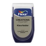 Flexa Creations Muurverf Tester Camouflage Green 30ml