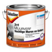 Alabastine 2in1 Muurverf Vochtige Muren en Kelders wit
