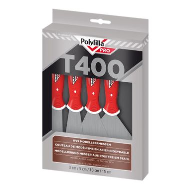 Polyfilla Pro T400 - Modelleermessen (set van 4)