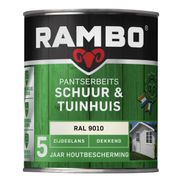 Rambo Pantserbeits Schuur & Tuinhuis Zijdeglans Dekkend - Ral 9010
