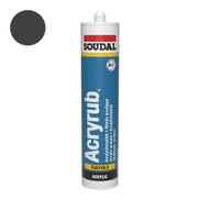 Soudal Acryrub Acrylaatkit - Zwart