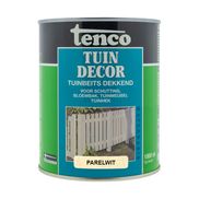 Tenco Tuindecor Dekkend Tuinbeits - Parelwit 1 Liter