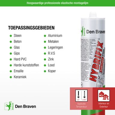 Den Braven Hybrifix - Grijs