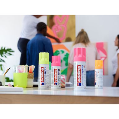 edding Permanent Spray Mat - Neon Oranje