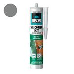 Bison Siliconenkit Bouw - Grijs