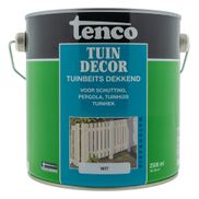 Tenco Tuindecor Dekkend Tuinbeits - Wit (Ral 9010)