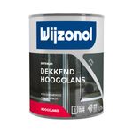 Wijzonol Dekkend Hoogglanslak 750 ml - 9450 Zwart