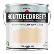Hermadix Houtdecor Verfbeits Dekkend - Gebroken Wit