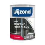 Wijzonol Dekkend Hoogglanslak 750 ml - RAL 9001