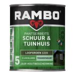 Rambo Pantserbeits Schuur & Tuinhuis Zijdeglans Transparant - Loofgroen