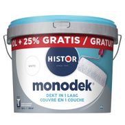 Histor Monodek Muurverf WIT - 10 Liter +25% gratis
