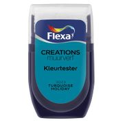 Flexa Creations Muurverf Tester Turquoise Holiday 30ml