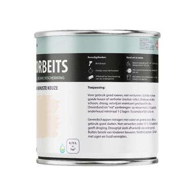 Hermadix Houtdecor Verfbeits Dekkend - Wit