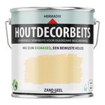 Hermadix Houtdecor Verfbeits Dekkend - Zandgeel