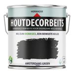 Hermadix Houtdecor Verfbeits Dekkend - Amsterdams Groen