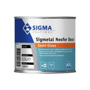 Sigmetal Neofer Decor Semi-Gloss - 0,5 liter Zwart
