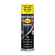 Rust-Oleum Hard Hat Advanced Spuitbus 2743 - Ral 1018 Zinkgeel - Hoogglans