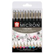 Sakura Pigma Micron 05 Etui met 9 kleuren