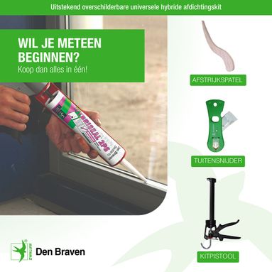 Den Braven Zwaluw Hybriseal 2PS - Zwart