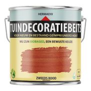 Hermadix Tuindecoratiebeits Transparant - Zweeds Rood