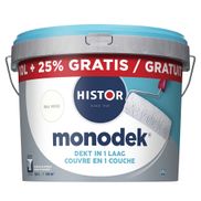 Histor Monodek Muurverf - RAL 9010 - 10 Liter +25% gratis