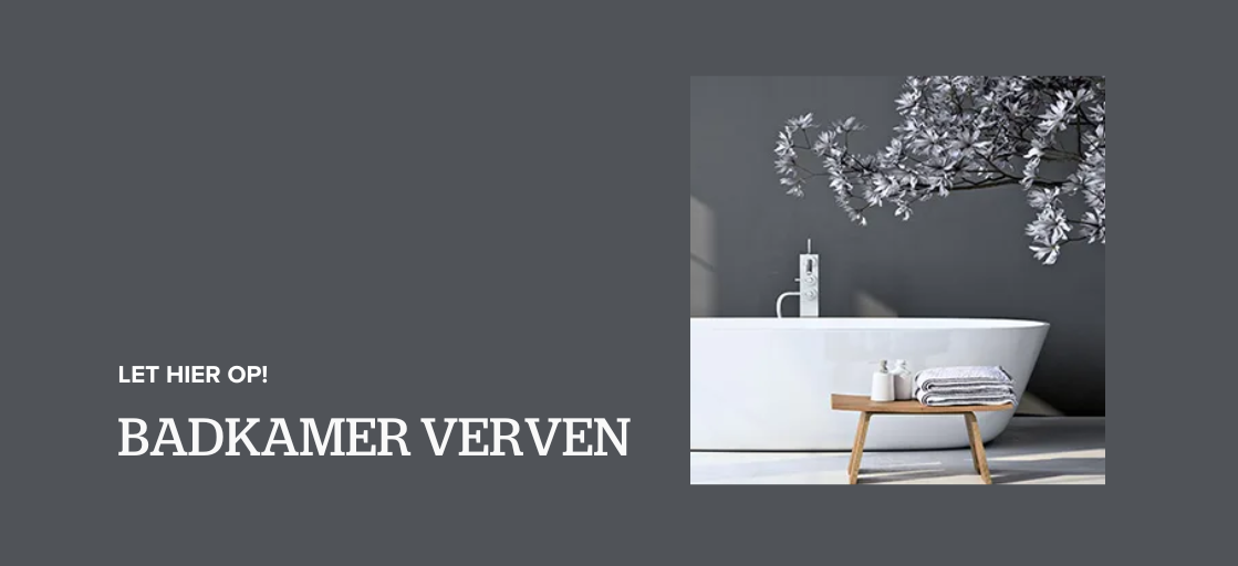 Badkamer verven? Hier moet je op letten