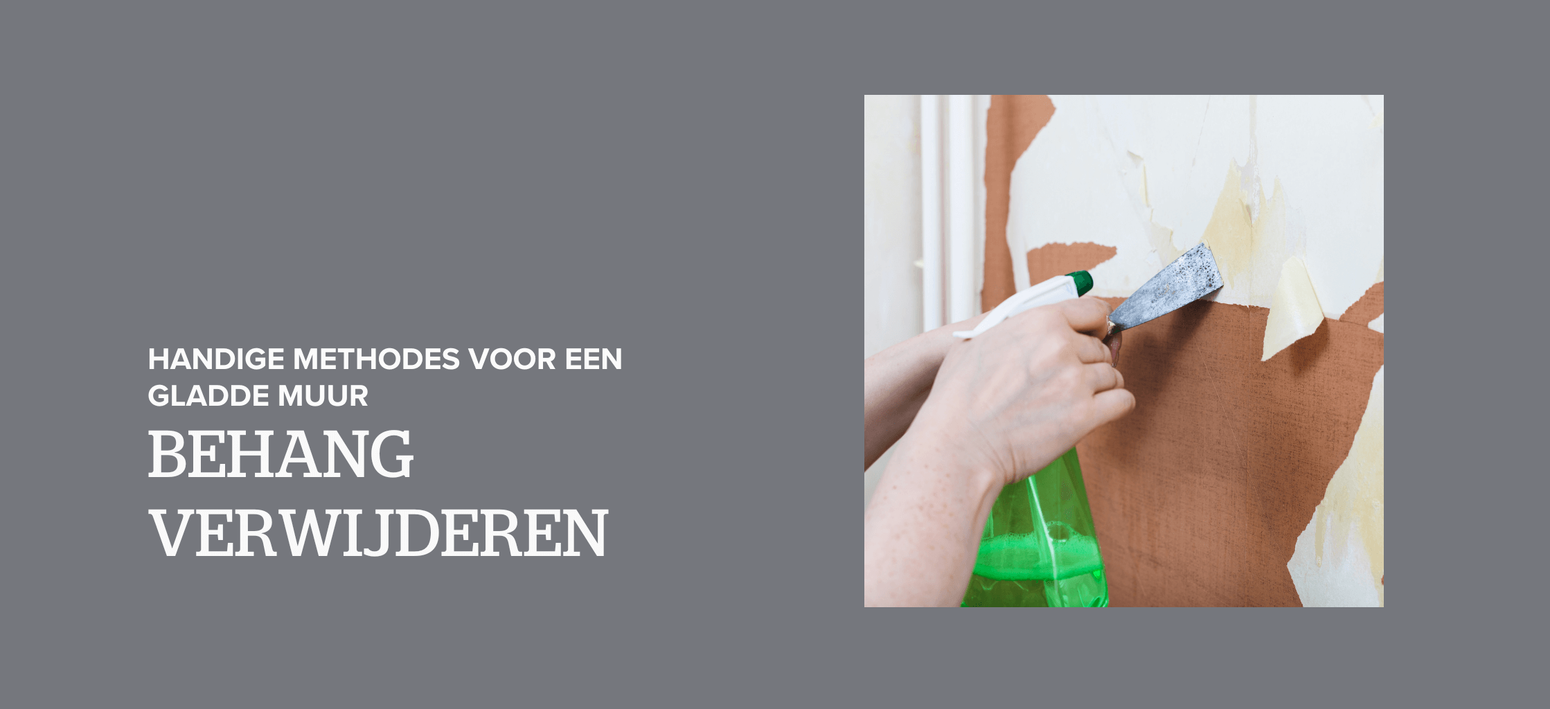 Behanglijm verwijderen: gladde basis voor nieuw behang of verf 