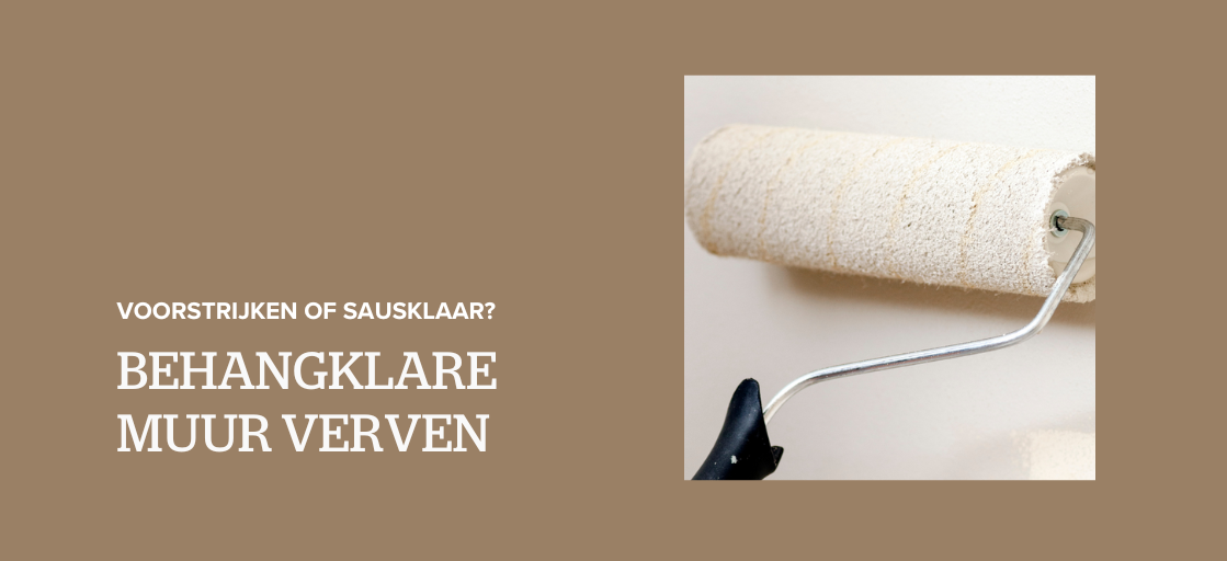 Behangklare muur verven