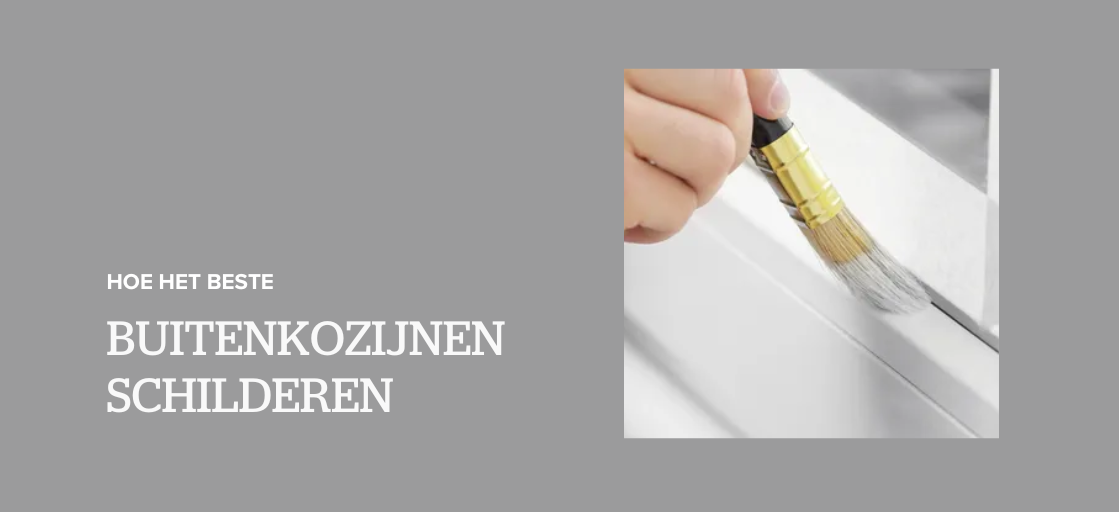 Buitenkozijnen schilderen