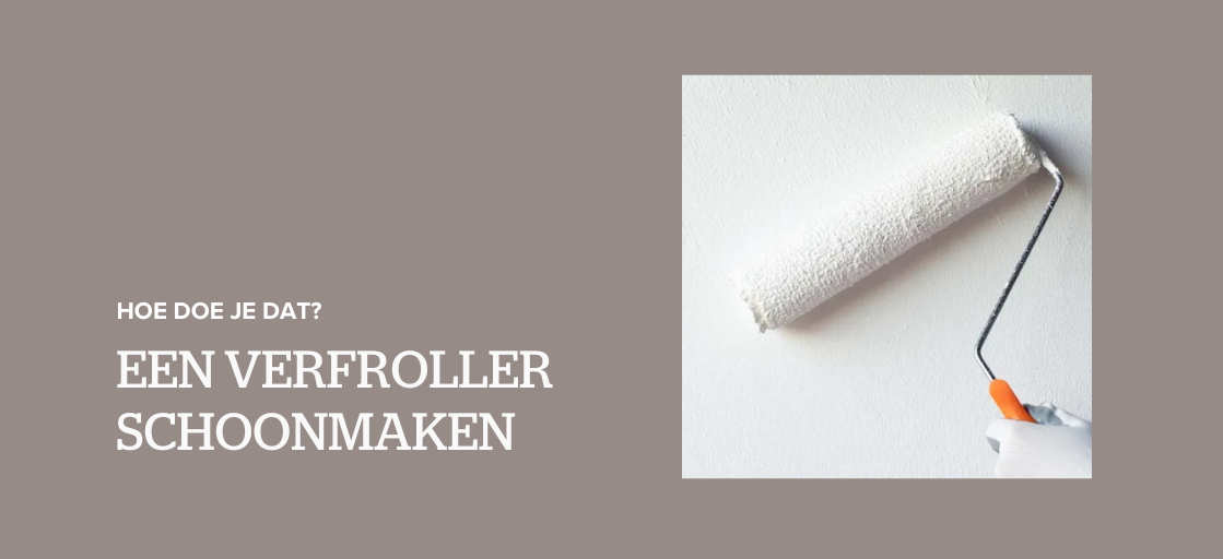 Een verfroller schoonmaken: hoe doe je dat?