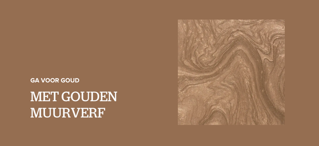 gouden muurverf