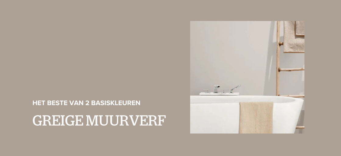Greige muurverf