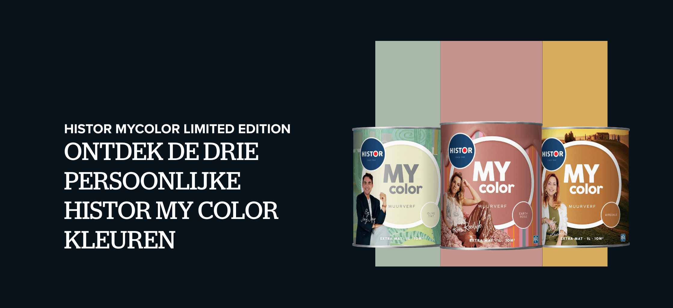 Ontdek de Histor MY Color Limited Edition kleuren