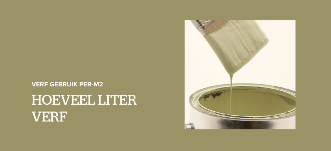 Hoeveel liter verf per m2?
