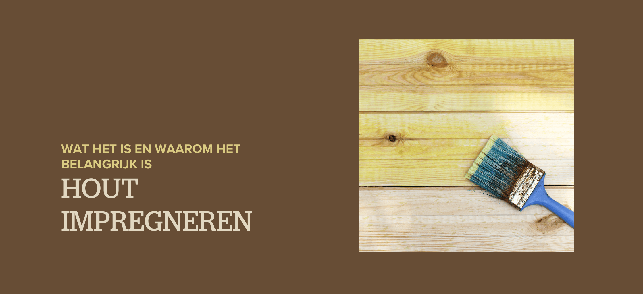 Hout impregneren