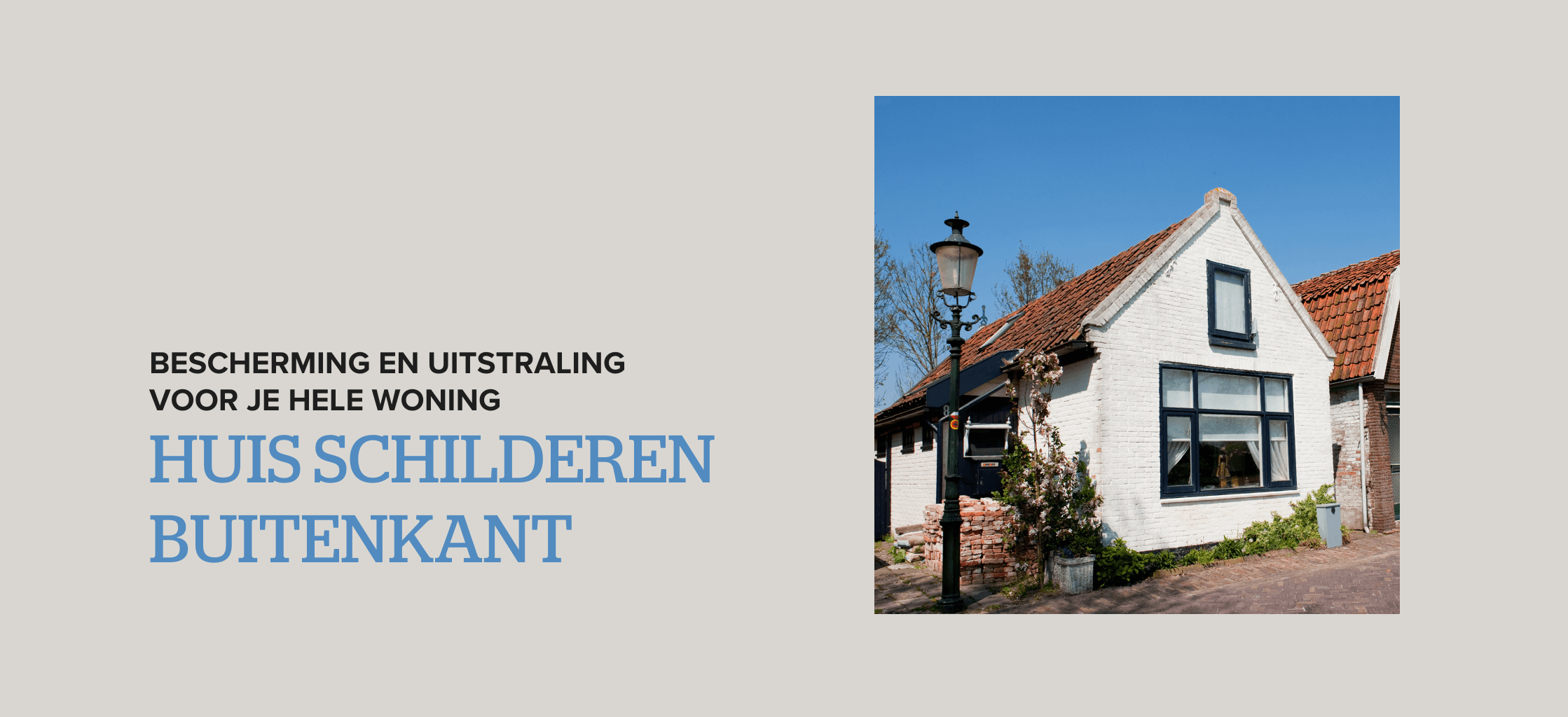 huis schilderen buitenkant