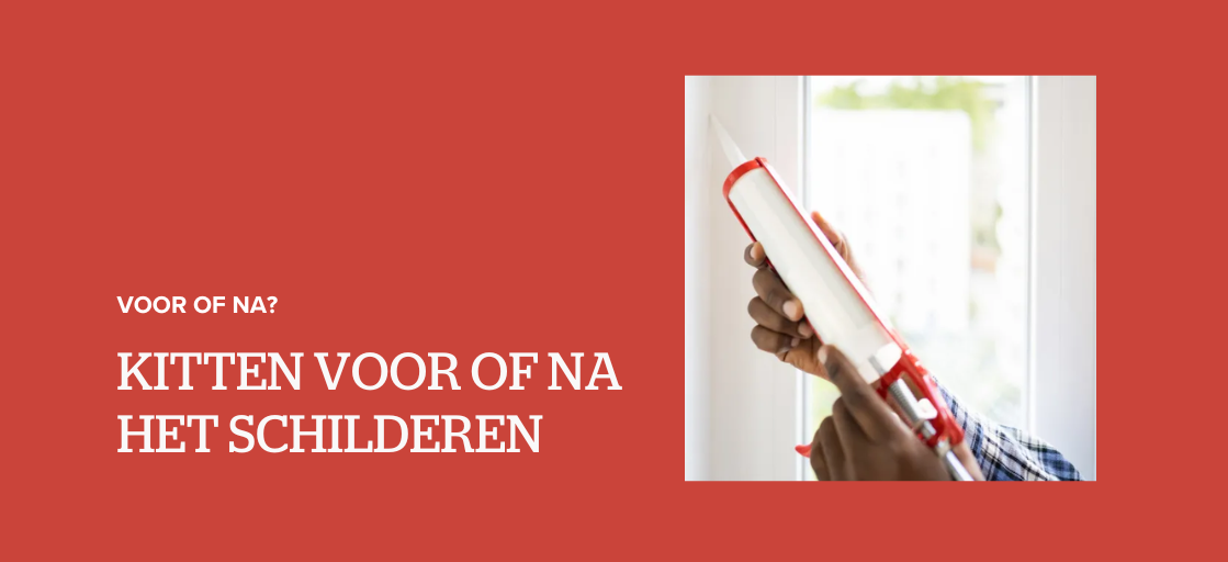 Kitten voor of na het schilderen?