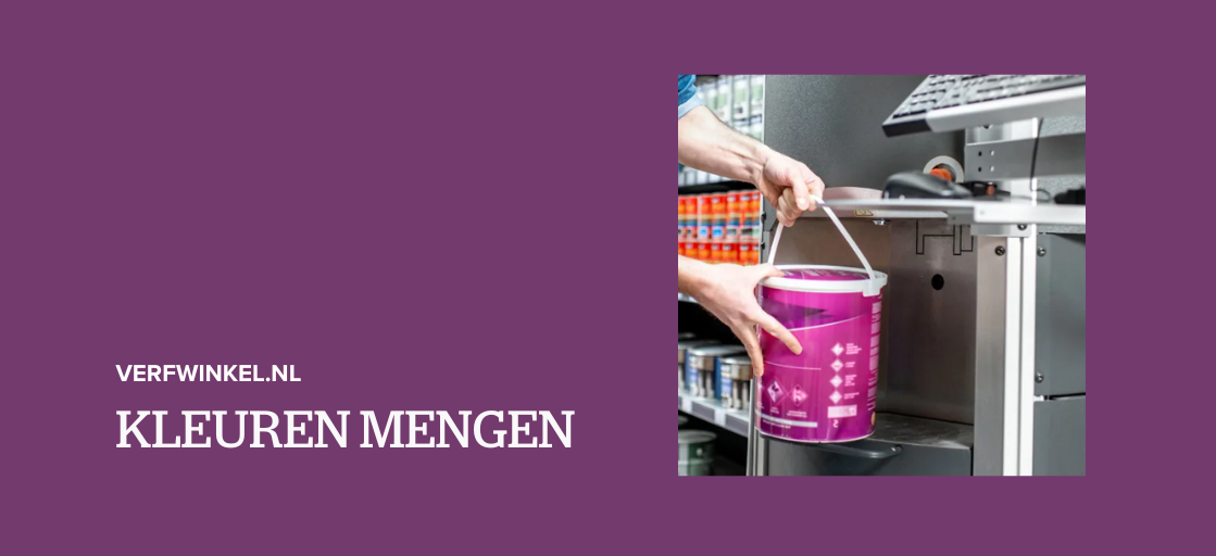 Kleuren mengen bij Verfwinkel.nl