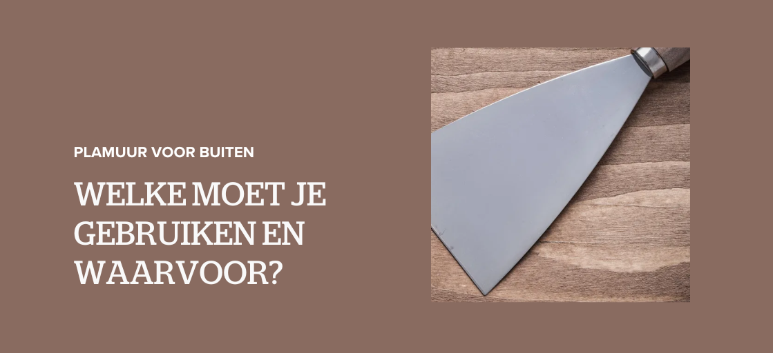 Plamuur voor buiten: welke moet je gebruiken en waarvoor?