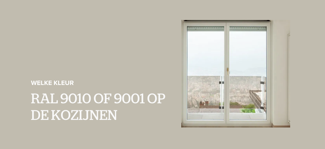 RAL 9010 of 9001 op kozijnen