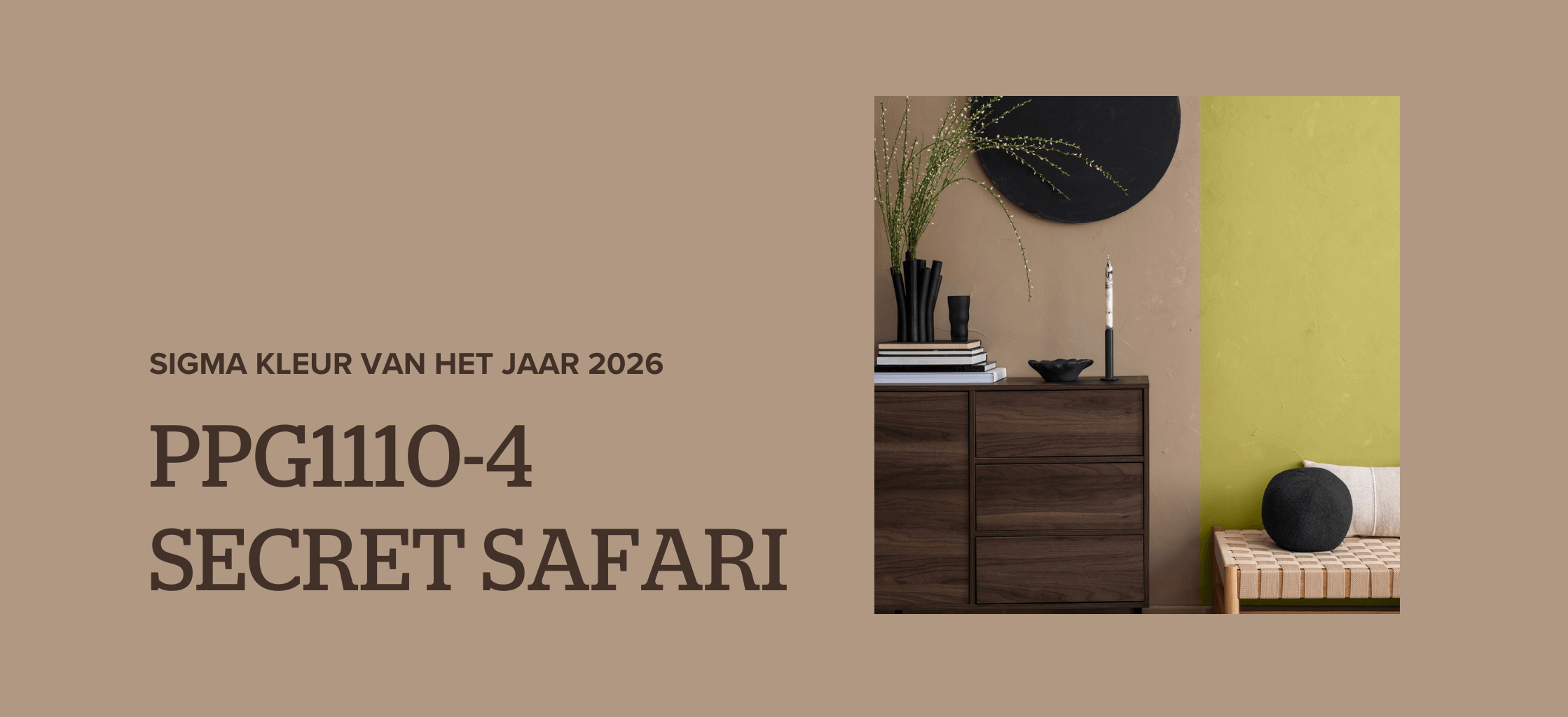 Sigma kleur van het jaar 2026: Secret Safari